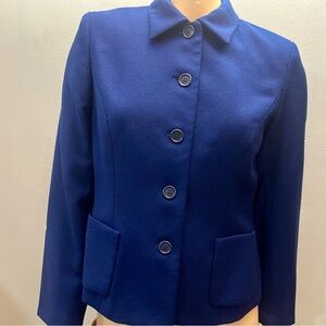 Talbots 6P Dark Blue Blazer